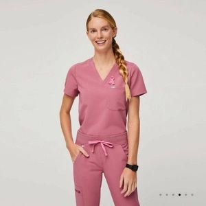 Figs Catarina™ One-Pocket Scrub Top Quartz Original BCA XS